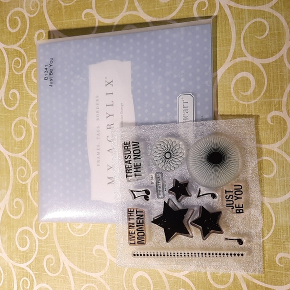 Just Be You clear stamp set CTMH my Acrylix - Picture 2 of 4